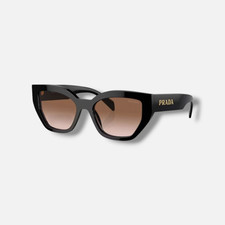 Prada SPRA09 Women's Black Butterfly Sunglasses 53-18-145
