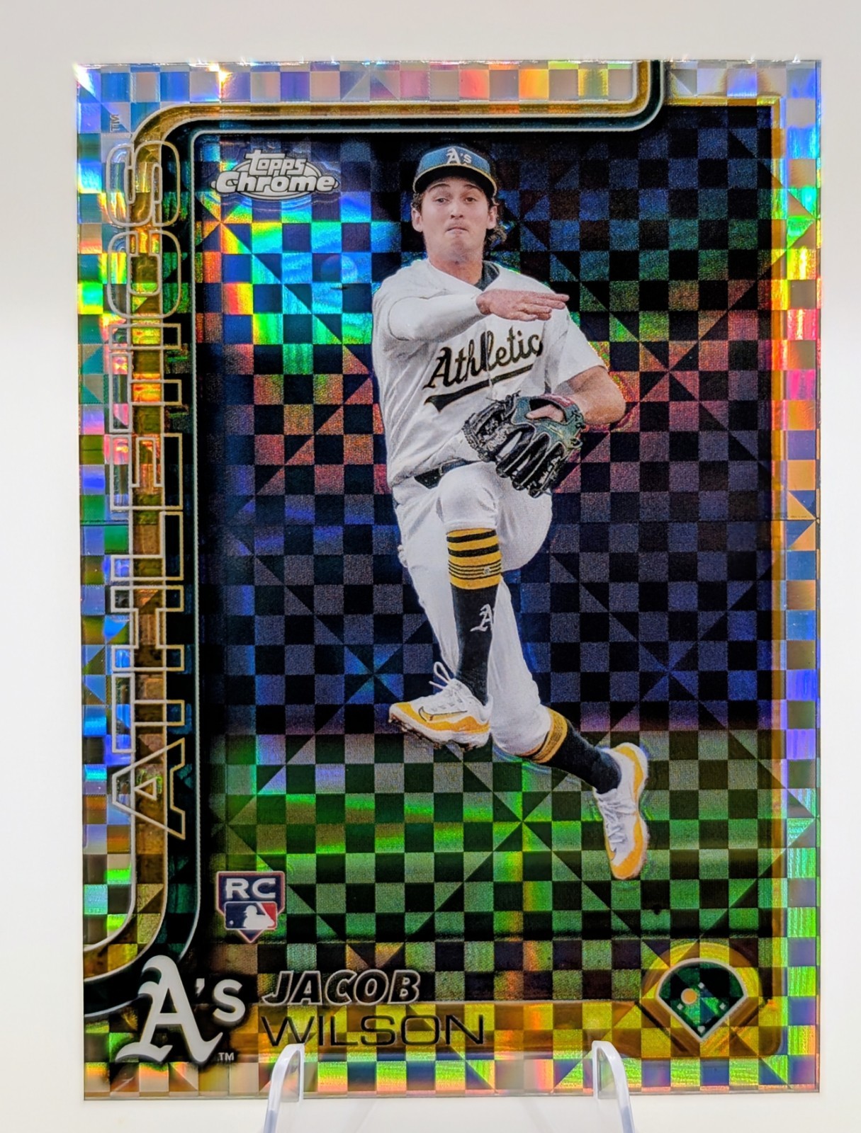 2025 Topps Chrome X-Fractor #96 Jacob Wilson RC