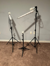 Juego de iluminación de estudio de limusina para fotografía/transmisión Kit de iluminación de estudio con estuche
