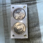 US Silver Dollars Morgan  1881 And Peace 1922 — photo 1