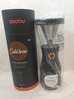Asobu Portable Cold Brew Coffee Maker With Vacuum Insulated Carafe - NEW
