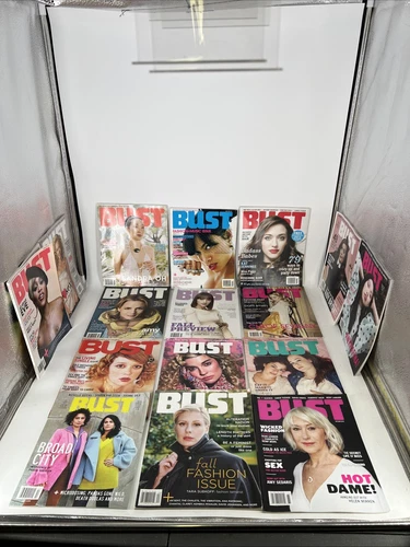 Lot Of 16 Bust Magazine Feminism , Women’s Rights Women From Music And Movies👀