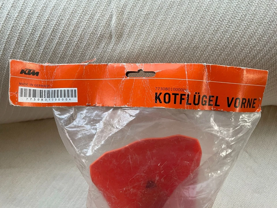 Guardabarros delantero OEM KTM 7730801000004 KTM XC XCF SX SXF XCW XCFW 125-530 2007-2015 Foto 3 de 3