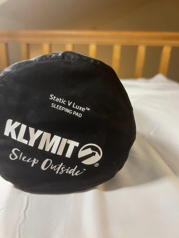 KLYMIT STATIC V LUXE Almohadilla de Viaje para Dormir Camping 76" L x 30" W x 3" H Gris Foto 3 de 4