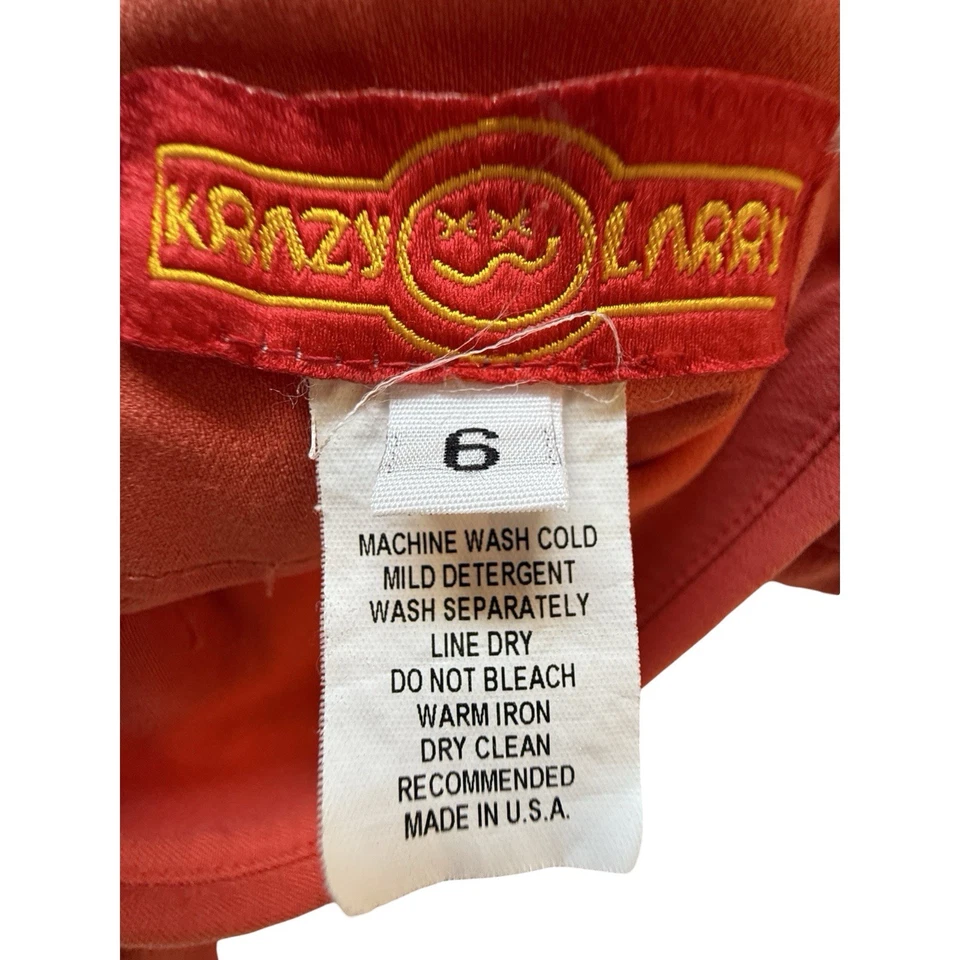 Conjunto de 6 Pantalones Larry Locos Top Floral Leggiadro M Hechos en EE. UU. Otoño Chic Coral Floral Foto 4 de 4