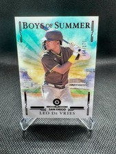 Leo De Vries 2025 Panini Boys of Summer Red /175 San Diego Padres