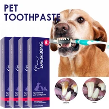 Pet Toothpaste for Dogs & Cats - Tartar Control, Fresh Breath, Herbal Dental Gel