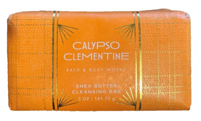 BATH and BODY WORKS CALYPSO CLEMENTINE Shea Butter Cleansing Bar *New *