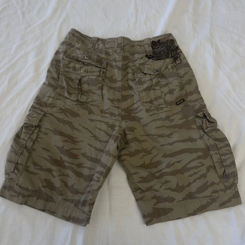 FOX Racing Shorts Cargo Brown Camo Twill Riding Biking Walking Men Sz W-30 L-11 - Image 2 of 4