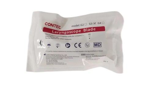 10pcs Disposable Laryngoscope blades Plastic Reusable sleeves for CONTEC GS1/GS2 - Picture 3 of 7
