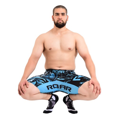 ROAR MMA Pantaloncini Uomo Gabbia Combattimento Palestra Muay Thai BJJ No Gi Bauli Atletici - Foto 19 di 72