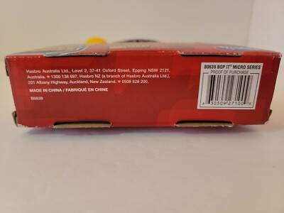 Hasbro Bop It! B0639000 Handheld Electronic Game for sale online