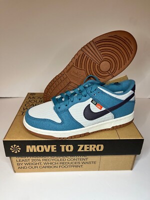 Size 4 Y - Nike Dunk Low SE Next Nature Rift Blue/Gray Fog/Sail/Cave Purple