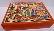Vintage German Hermann Eichhorn Wooden Puzzle Farm Scenes