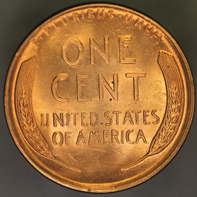 1946 LINCOLN CENT BU FRESH FROM A ORIGINAL ROLL-LOT 4484 | eBay