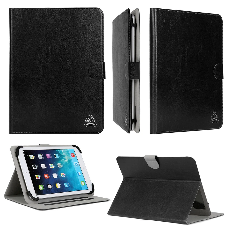 Gorilla Tech Universal Book Case Leather Stand Flip Cover For 7/8'' iPad&Tablets - Image 2 of 4