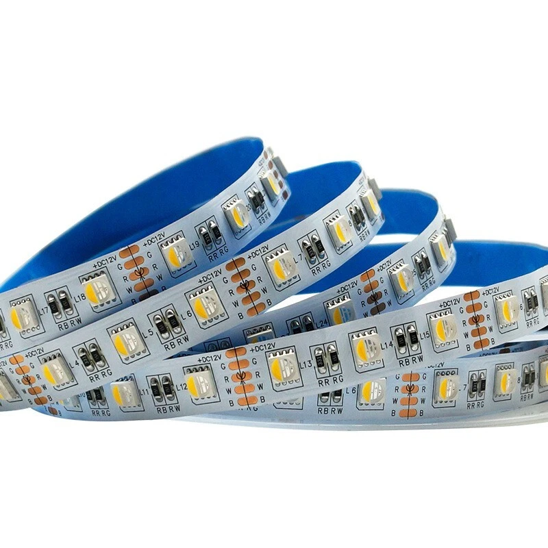 4 in 1 RGBW RGBWW LED Strip Lighting 5050 LED Strip 12mm 12V 24V LED Tape Light - Image 2 of 4