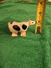 2 VTG 1960s Toy Ramp Walkers Holstein Dairy Cow Black & White & Pink Pig. Works — photo 8