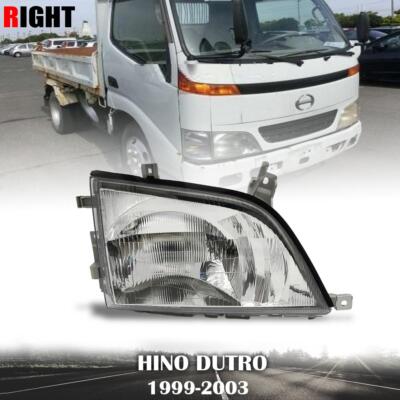 Head Lamp Front Light RH Right Clear Lens Fit Hino Dutro 1999-2003