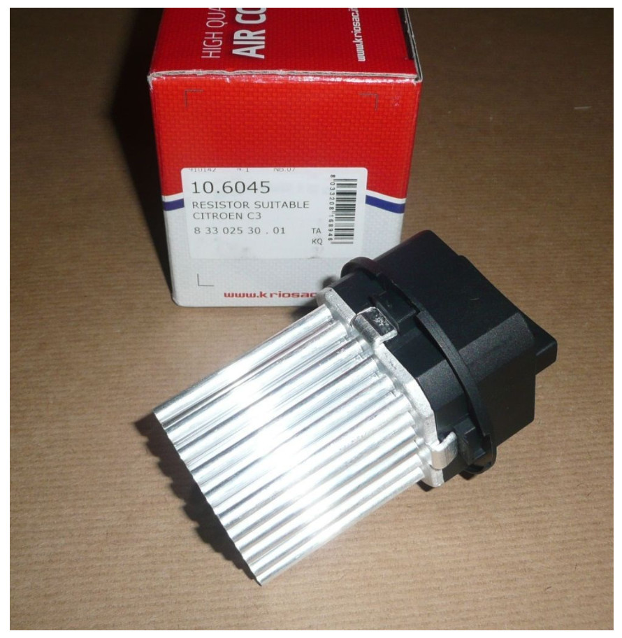 Résistance régulateur ventilateur Citroën C5 DS3 de haute précision SID 10.6045