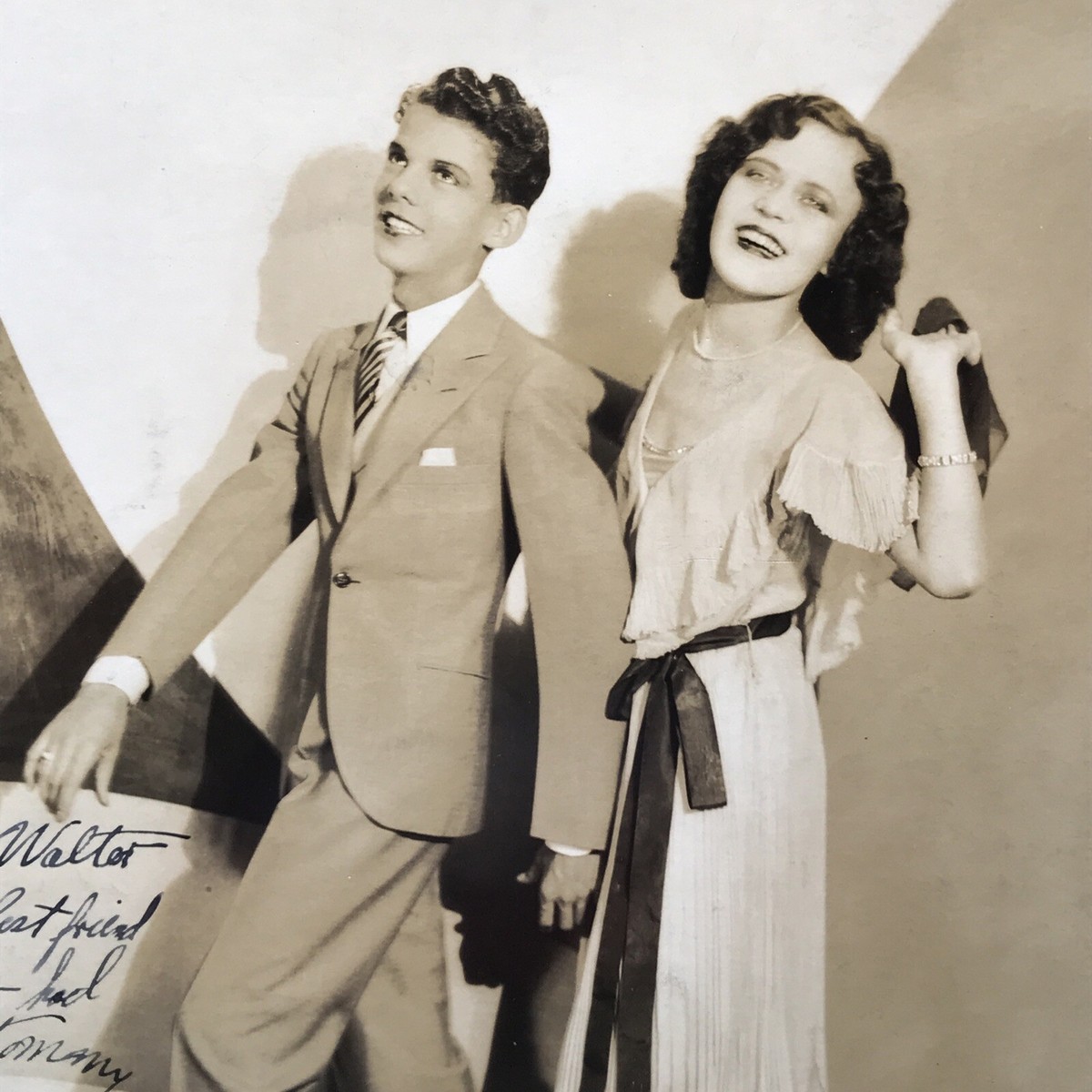 1930s-40s Signed Tommy & Betty Wonder Tap Dance Vaudeville