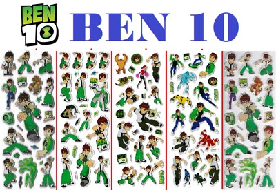 3D Stickers BEN 10 Tennyson Grandpa Max Gwen Ben10