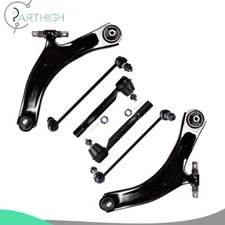 6x Front Sway Bar Control Arm And Ball Joint Tie Rod For 2008-2013 Nissan Rogue