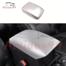 For Ford Explorer 2020-2023 ABS Silver Center Armrest Storage Box Cover Panel