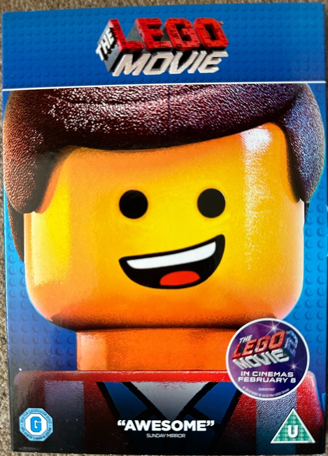 The Lego Movie DVD - Region 2 - New & Sealed