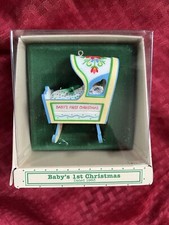 HALLMARK 1983 BABY  S FIRST CHRISTMAS ORNAMENT