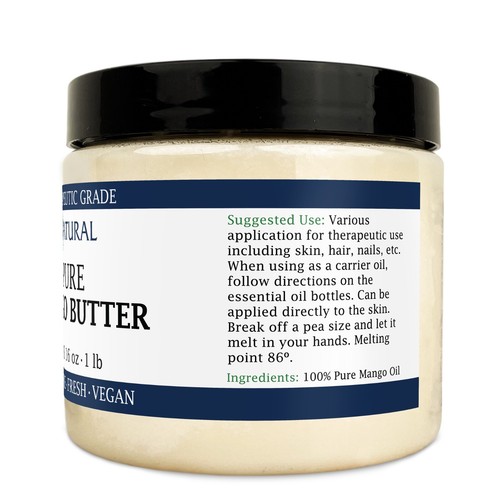 Reine Mangobutter Lebensmittelqualität & Kosmetikqualität, rein, sauber, natürlich (1 Pfund) - Bild 10 von 16