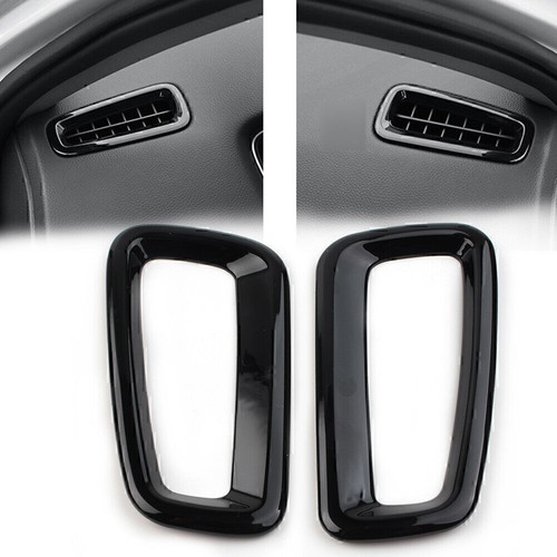 1 Pair Black Inner Dash Side Air Vent Outlet Cover For Honda Civic 11th