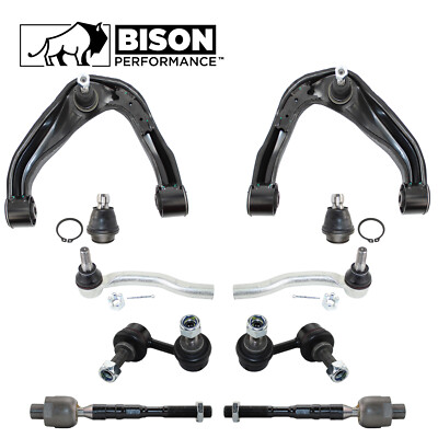 Bison Performance 10pc Front Suspension and Steering Kit For Frontier Xterra