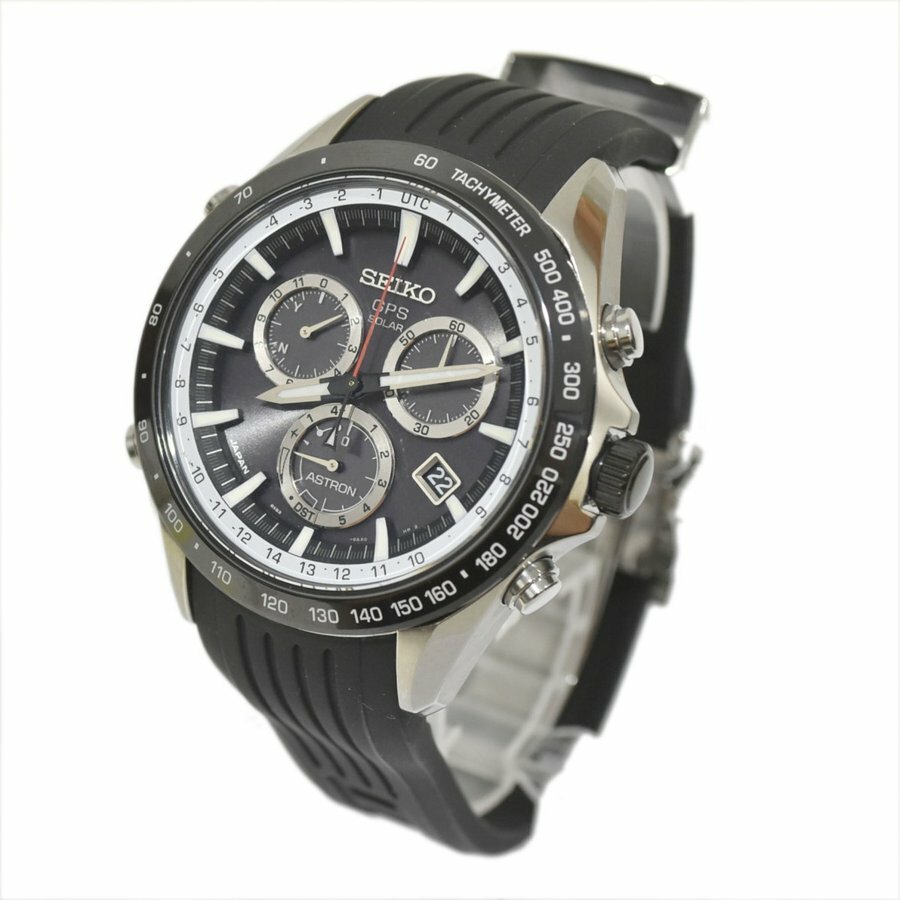 Seiko Astron SBXB011 GPS Men's Watch Stainless Ceramic Black Dial 8X82-0AC0  | eBay