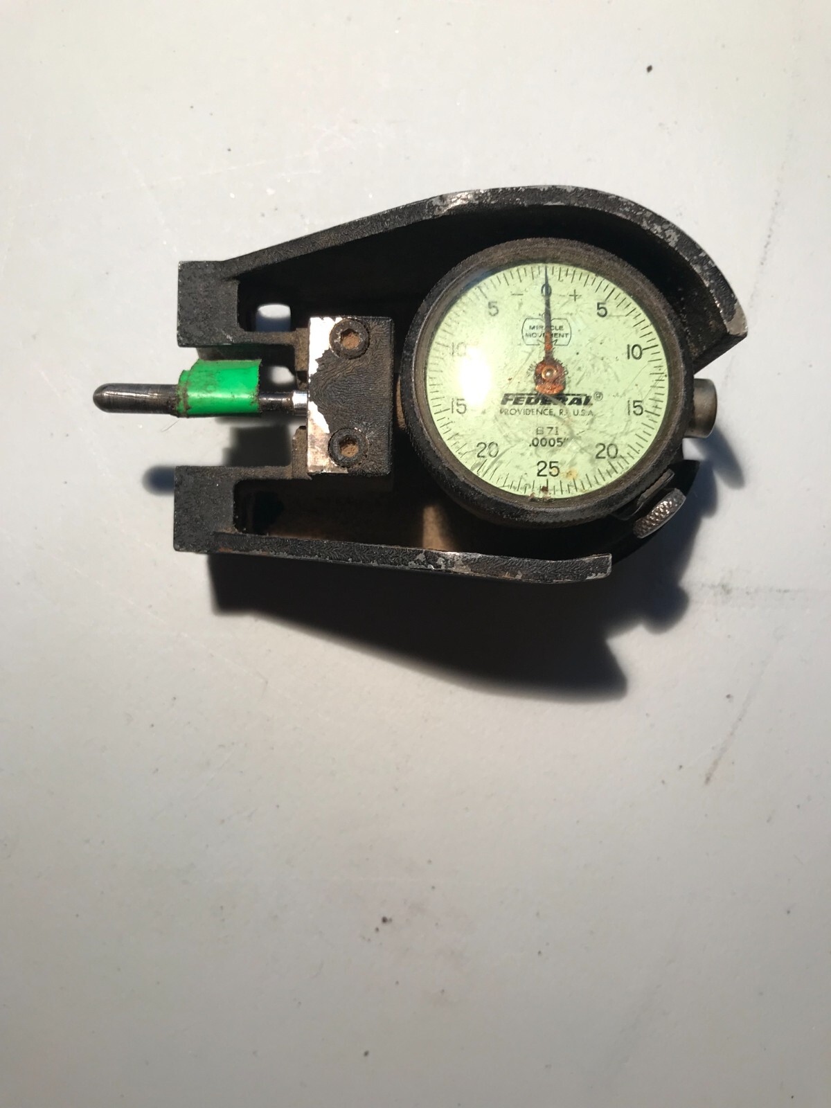 Federal Miracle Movement Dial Indicator #B71, .0005