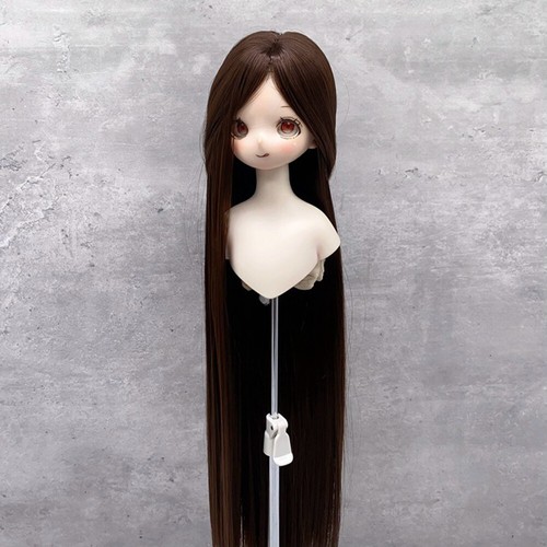 Lange glatte BJD Haar Perücken für 1/3 1/4 1/6 Kugelgelenk Puppenzubehör Perücken - Bild 49 von 65