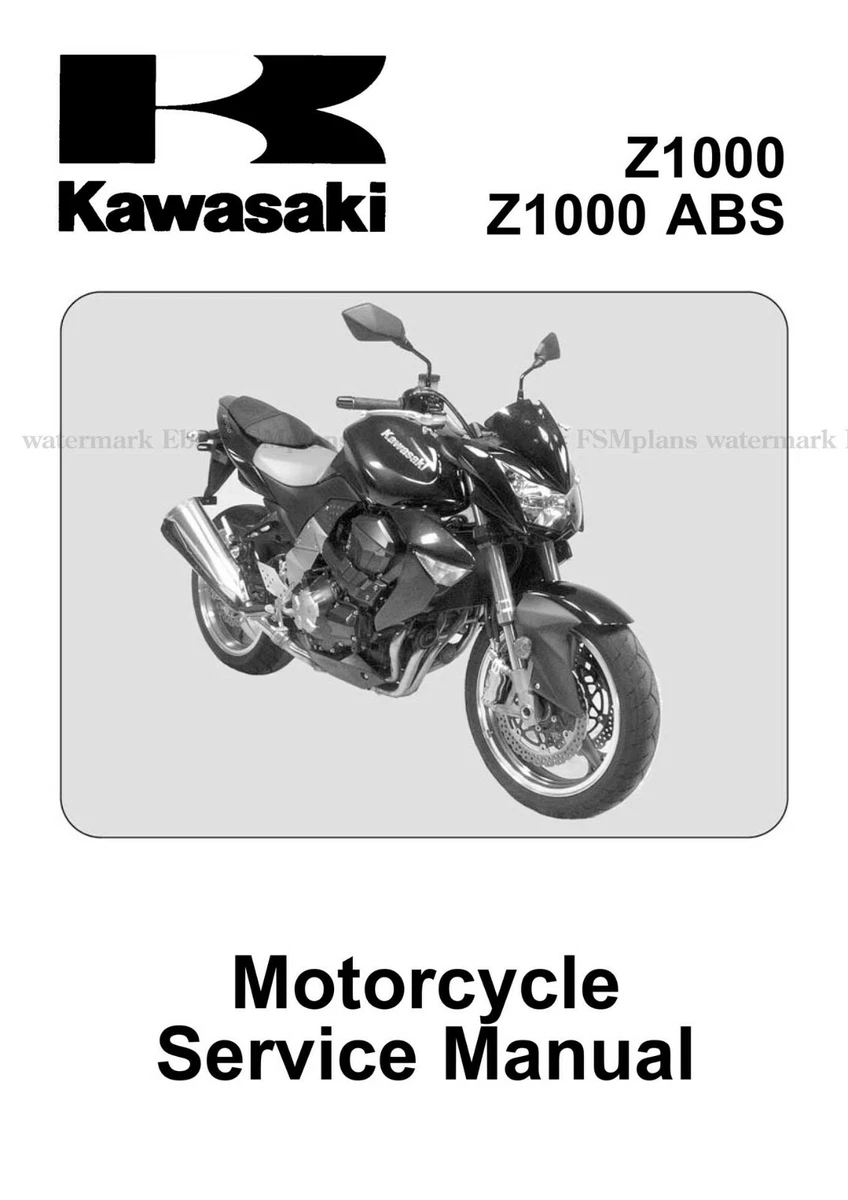 Kawasaki Motorcycle Manuals and Literature Z1000 Repair for sale