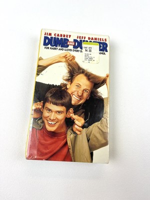 Dumb And Dumber Factory Sealed VHS 1995 New Line Home Entertainment Jim Carrey