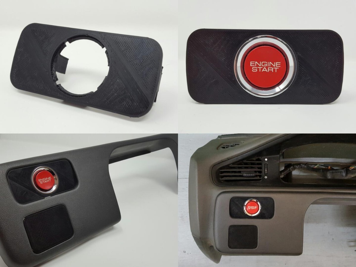 1992-1995 Honda Civic Dimmer to S2000 Push Button Start Panel S2k