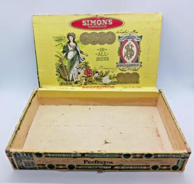 Simon's Havanas Perfectos Size Cigar Box by H. Simon & Sons