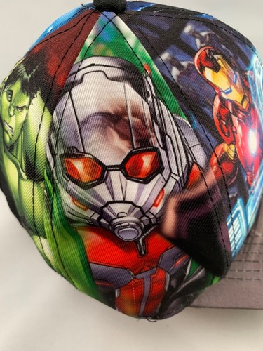 Marvel Comics Classic Avengers Snapback Hat Cap Kids Over Print - Picture 7 of 12