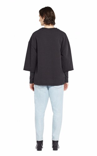 IRO - Long Sweater Sleeves 3/4 Model Sami Cotton Black T S = 42 - New & Labels - Picture 4 of 4