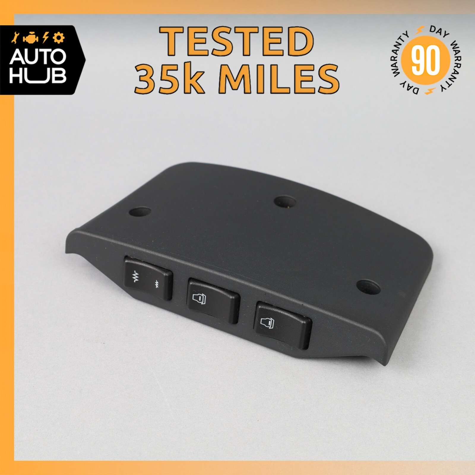 Aston Martin DB9 DBS V12 Vantage Right Seat Lumbar Regulator Switch w/ Cover OEM