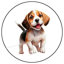 BEAGLE DOG ENVELOPE SEALS LABELS STICKERS PARTY FAVORS
