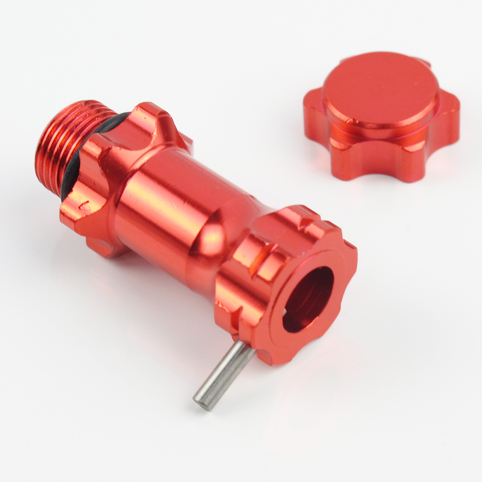 1 Set 17mm Wheel Hex Hub Extension Adapter 30mm Aluminum For HSP 1:8 RC Car