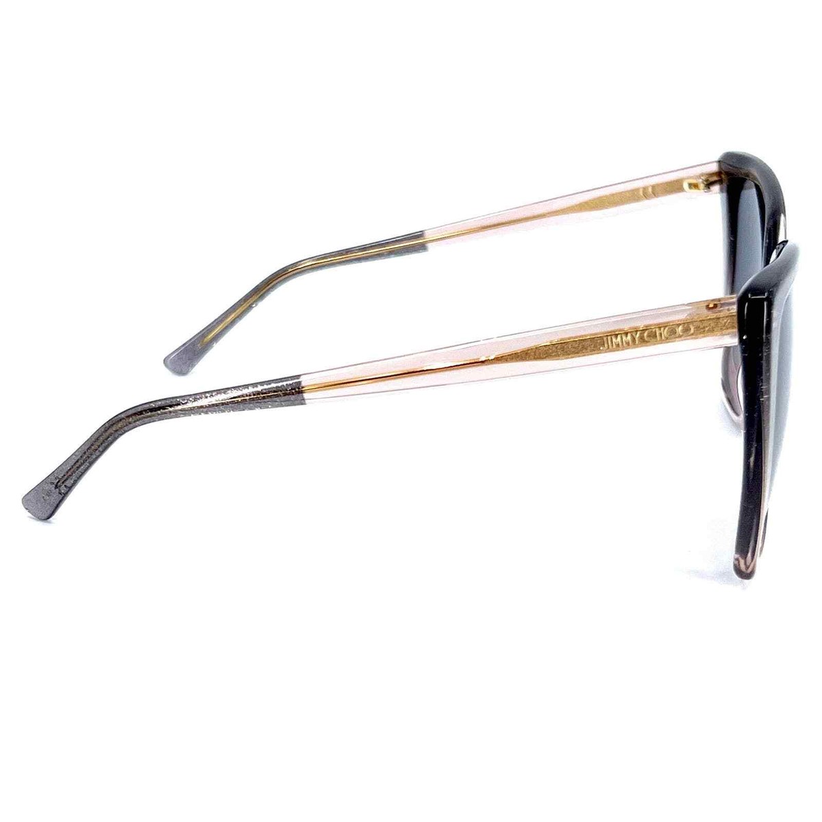 JIMMY CHOO レスィキャットアイフレムサンクラス LESSIES KON Jimmy Choo Sunglasses Lissa/S KON K1 Nude Glitter Gold