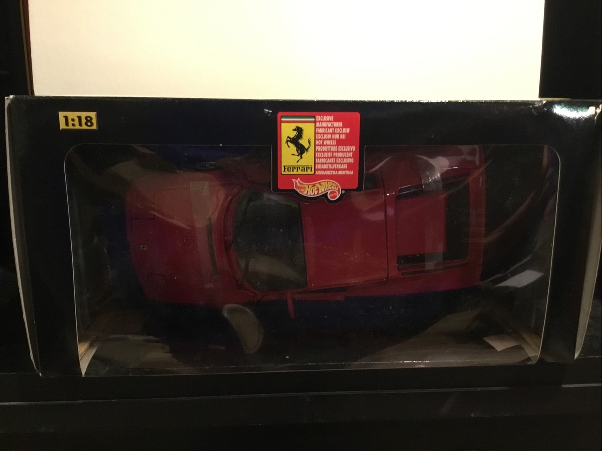 1985 250 Testarossa Hot Wheels Diecast 1:18 Red Ferrari