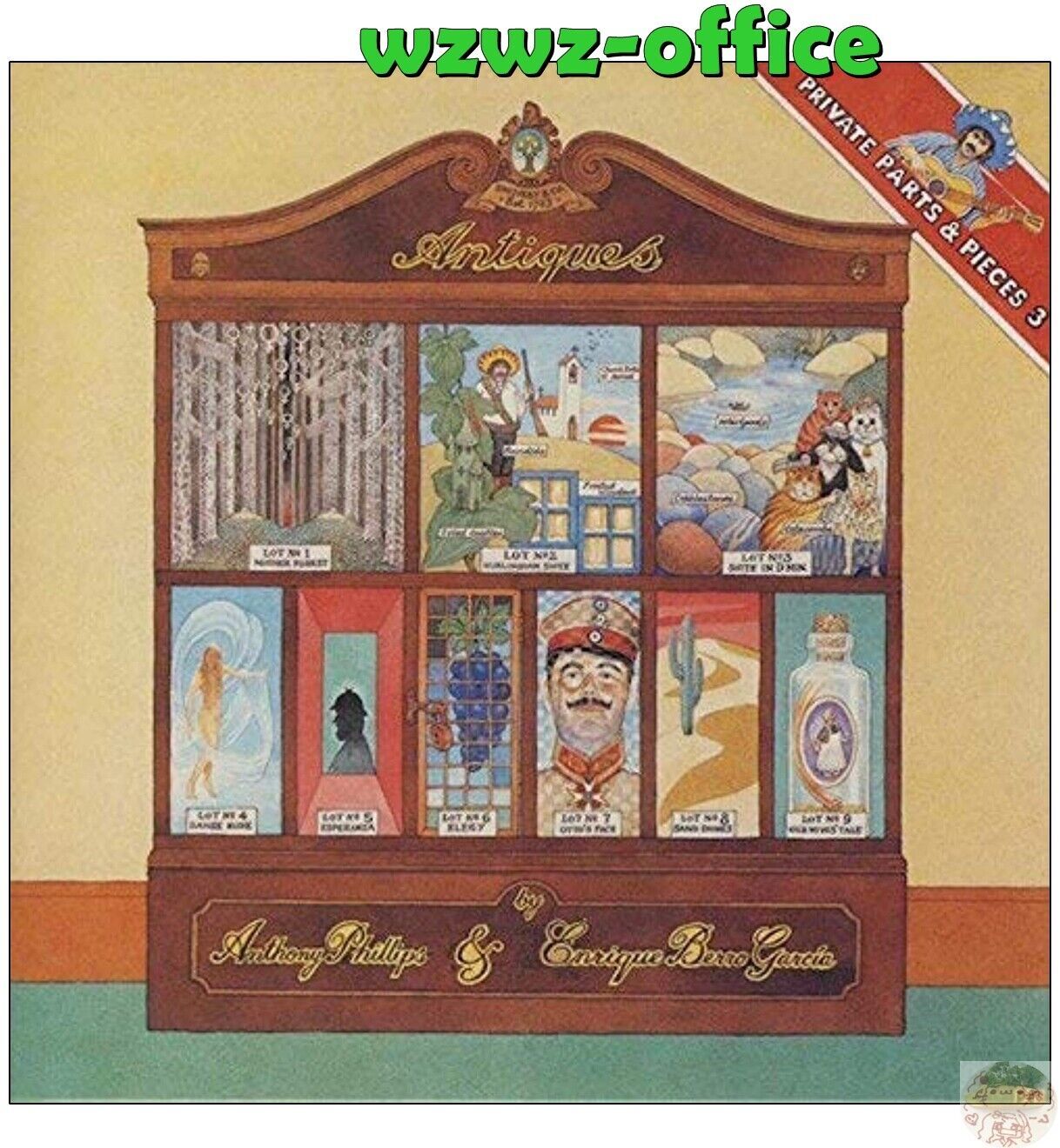 ANTHONY PHILLIPS Private Parts & Pieces III (Antiquariato) JAPAN MINI LP SHM CD