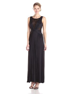 NEW 398 BCBG MAXAZRIA DRESS LONG GOWN BLACK MAGDALENA 0 2 4 6 8 10 12 XS S M L