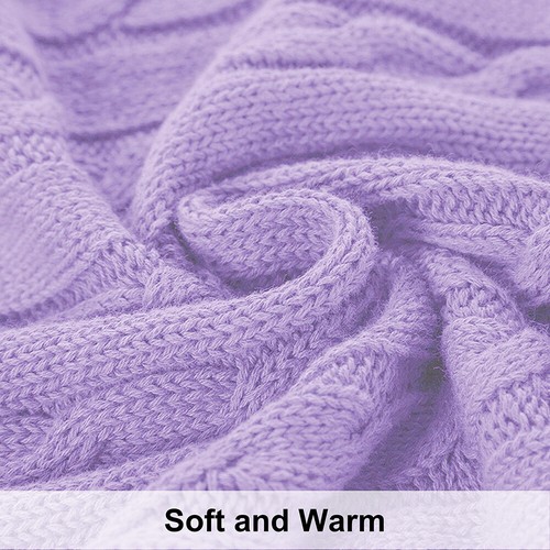 NTBAY 100% Cotton Blanket Weighted Warm Good Craftsmanship 14 Colors Throw Twin - Picture 62 of 108